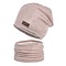 Su.B.dgn Hat Neck Warmer Set M0324-Beige