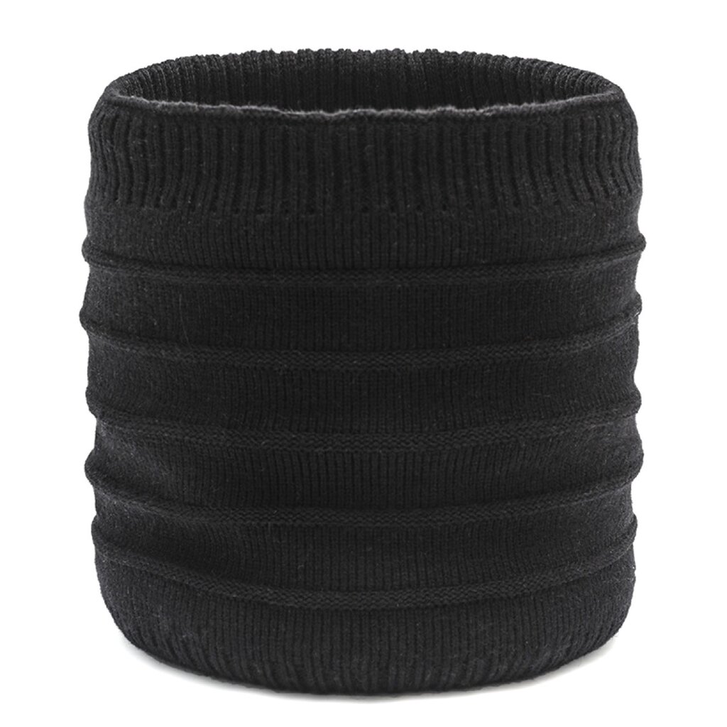 Su.B.dgn Double-Layer Neck Warmer - Soft, Breathable Gaiter for Winter Sports, Cycling, Hiking, Unisex  - Black