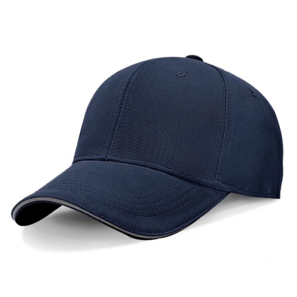 Su.B.dgn Baseball Cap Heren, Met Reflecterende Rand, Pet Dames, One Size, 55-60 CM - Blauw