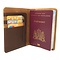 Su.B.dgn Passport Cover A24 Brown