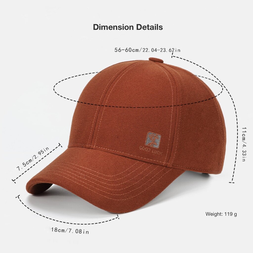 Su.B.dgn Baseballkappe für Männer und Frauen - Mit Reflektierendem Rand - Trucker Cap - Kopfumfang 55-60 CM  - Blau