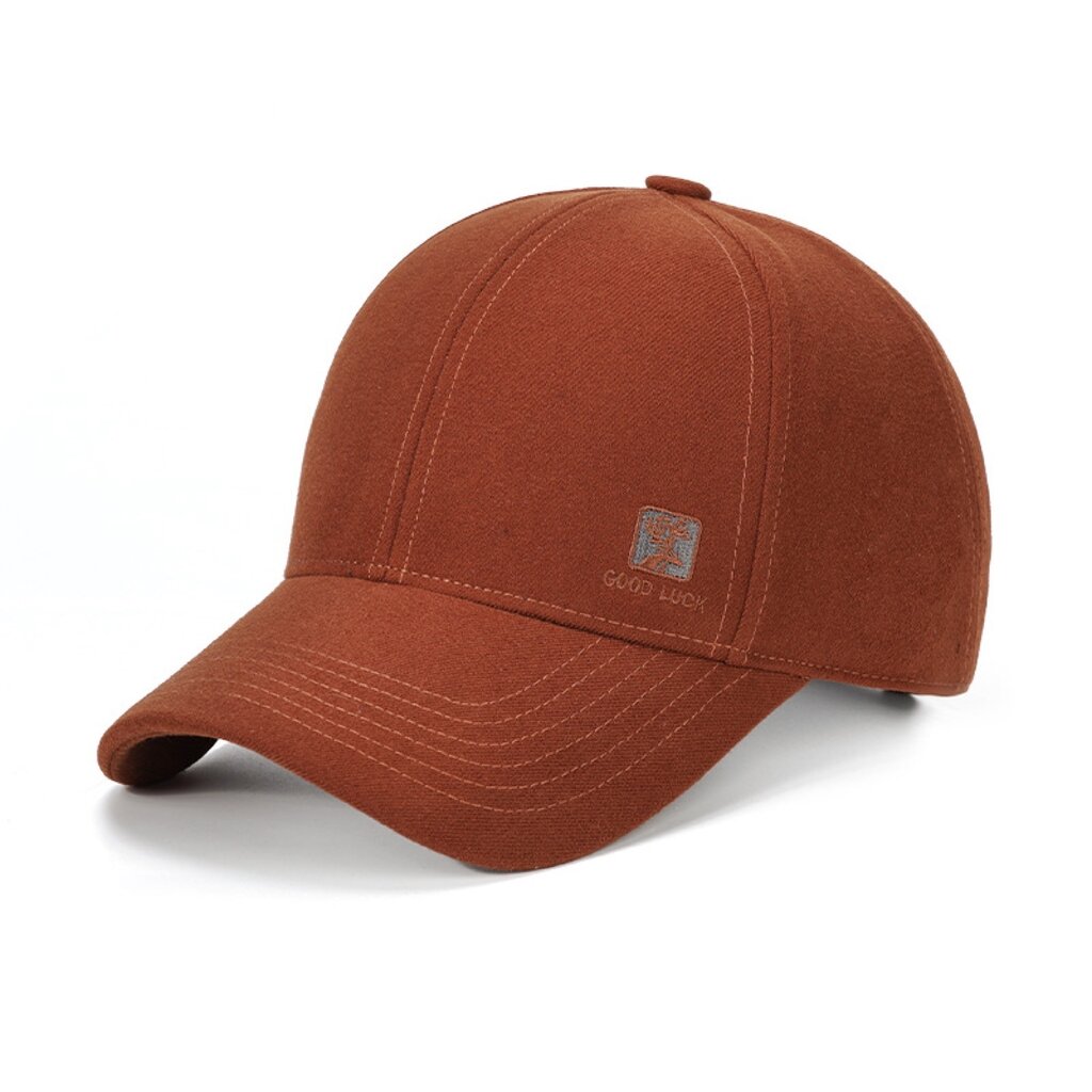 Su.B.dgn Baseballkappe für Männer und Frauen - Mit Reflektierendem Rand - Trucker Cap - Kopfumfang 55-60 CM  - Braun