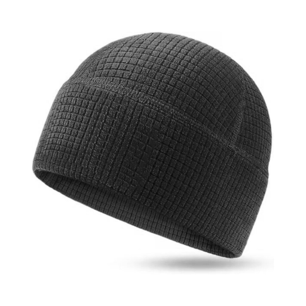 Su.B.dgn Helmmütze Beanie – Dehnbare, Atmungsaktive Fahrradmütze für Herren & Damen - Schwarz