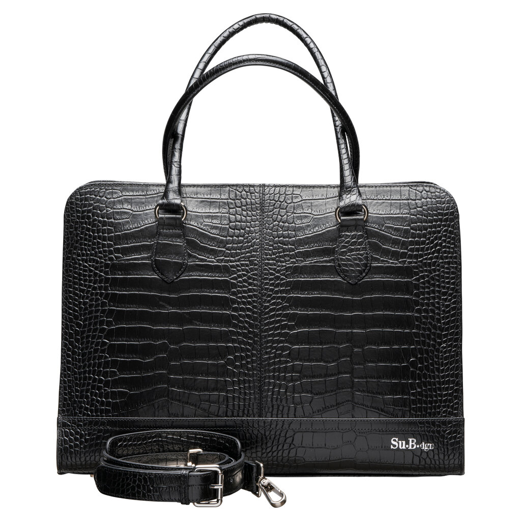 Su.B Amsterdam Travel 15,6 Zoll Laptoptasche für Damen Schwarz