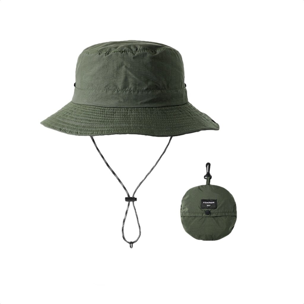 Su.B Sonnenhut, Faltbar, Fischerhut für Herren und Damen, Schnelltrocknend, Leicht, Verstellbare Größe 52–58 cm –Blau