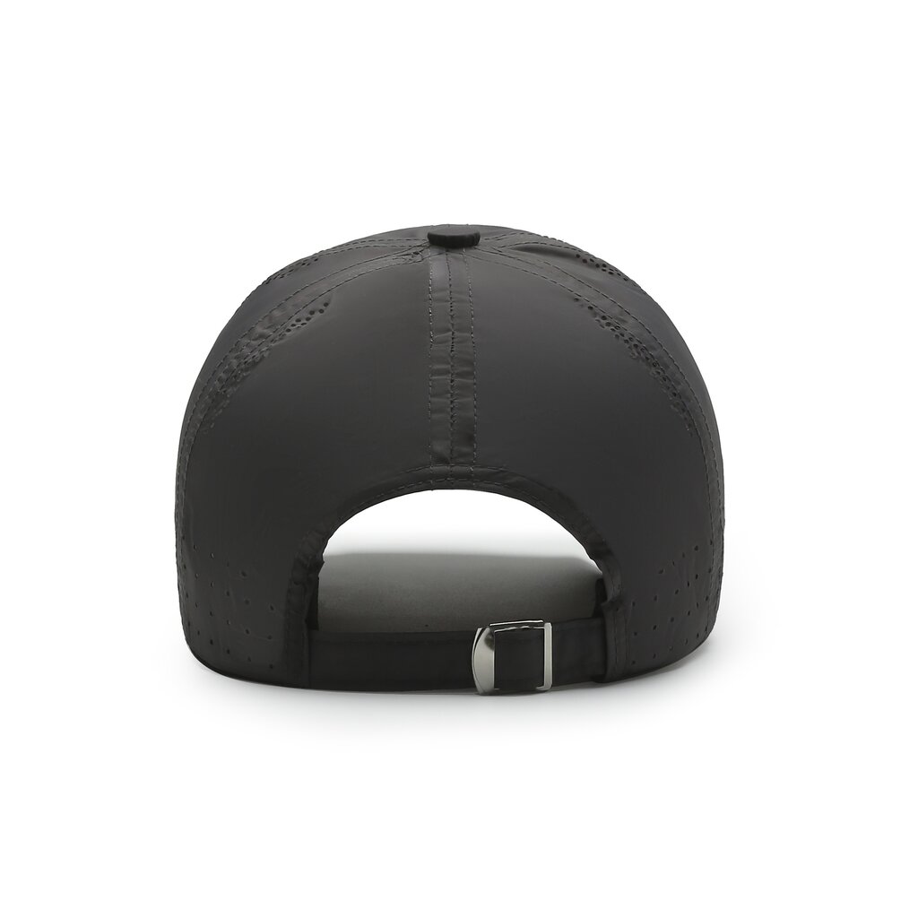 Su.B.dgn Perforated Baseball Cap – Breathable, Quick-Dry Sports Hat with Adjustable Fit and Sun Protection for Men and Women - Black