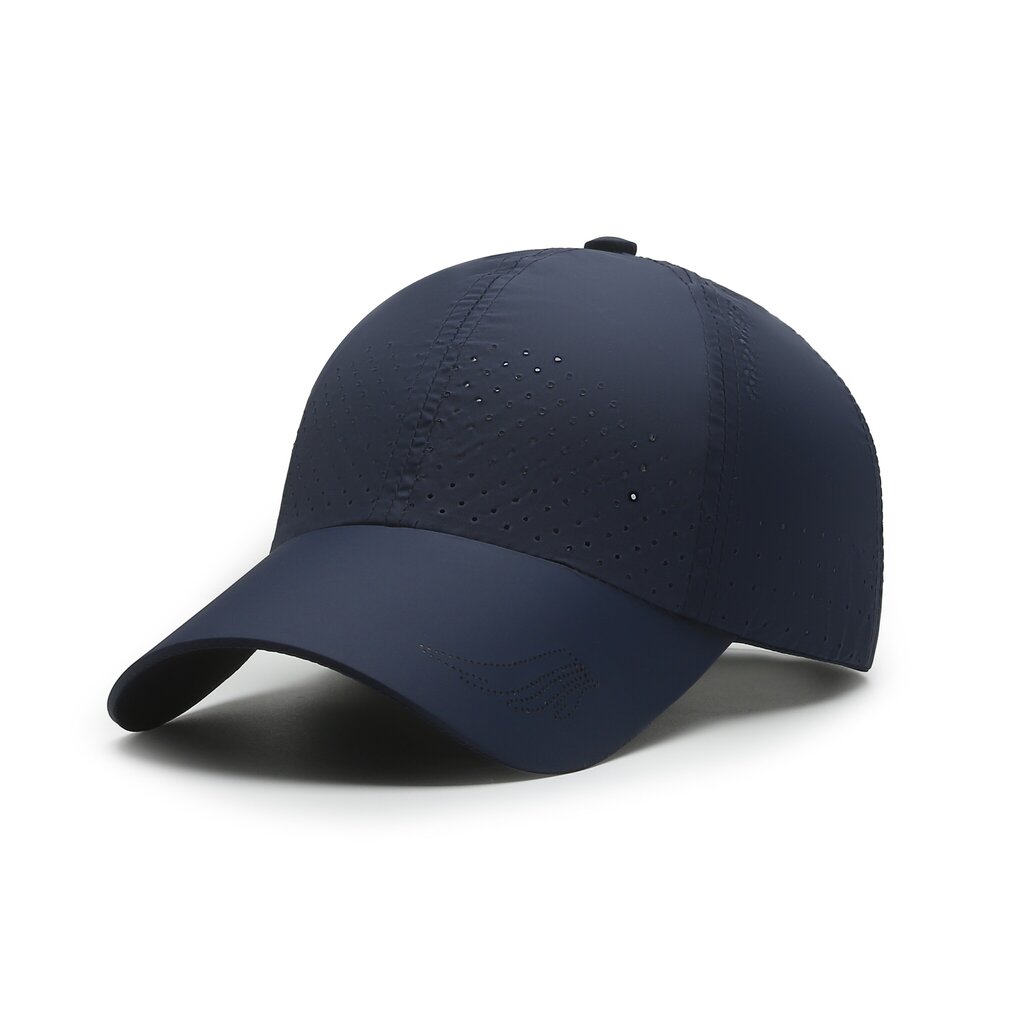 Su.B.dgn Perforierte Baseball Cap – Atmungsaktive, Schnell Trocknende Sportmütze mit Verstellbarem Sitz und UV-Schutz für Herren und Damen - Blau