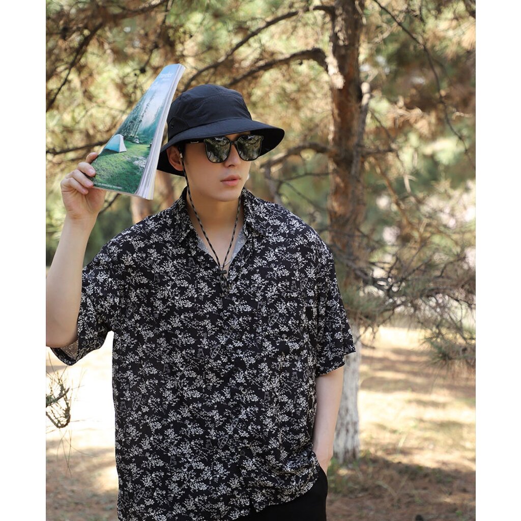 Su.B.dgn Zonnehoed, Bucket Hat, Cowboy Hoed voor Dames und Heren, Verstelbare Maat 55 - 62  cm, UV-bescherming, Snel Droog, One Size – Blauw