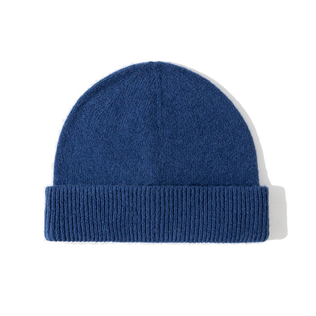 Su.B.dgn Wool Beanie Hat – Winter Hat – Men’s Beanie – Women’s Beanie – Warm Soft Knit Cap – Lightweight Wool Beanie – One Size – Blue