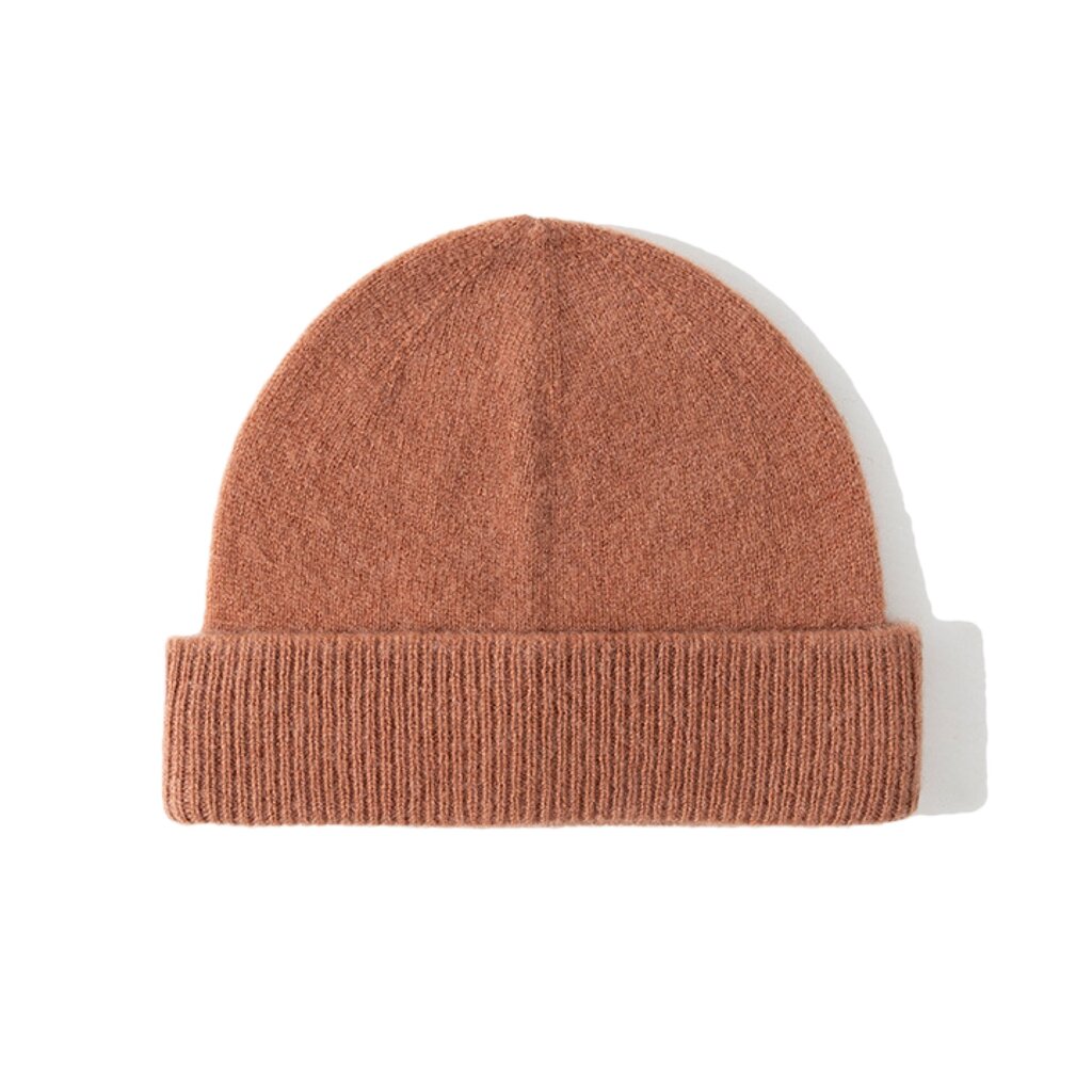 Su.B.dgn Wool Beanie Hat – Winter Hat – Men’s Beanie – Women’s Beanie – Warm Soft Knit Cap – Lightweight Wool Beanie – One Size –Brown