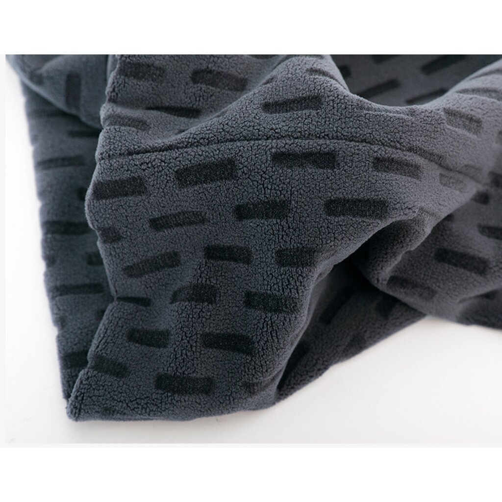 Su.B.dgn Lange Fleece Buff – Ademend Thermische Nekwarmer – Lichtgewicht Winter Fietssjaal voor Heren & Dames, 30×25 cm - Zwart