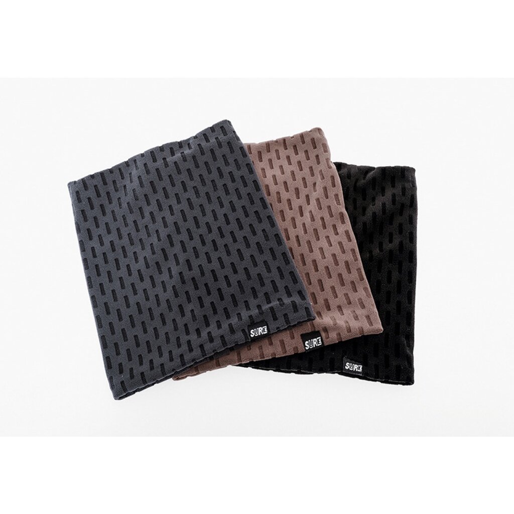 Su.B.dgn Lange Fleece Buff – Ademend Thermische Nekwarmer – Lichtgewicht Winter Fietssjaal voor Heren & Dames, 30×25 cm - Grijs