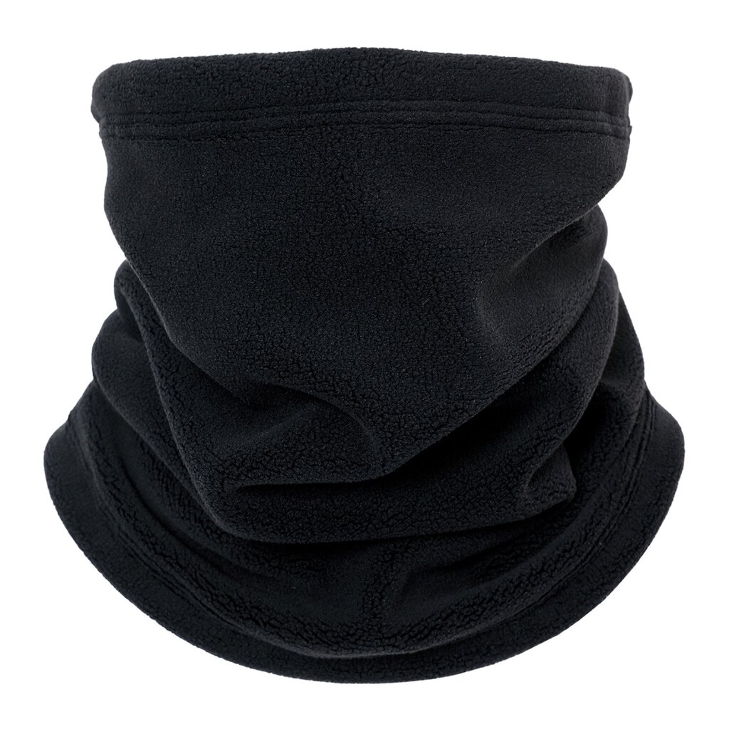 Su.B.dgn Verstelbare Fleece Nekwarmer – Winter Buff Sjaal met Drukknopen, Warme Nekmuts voor Heren & Dames - Zwart