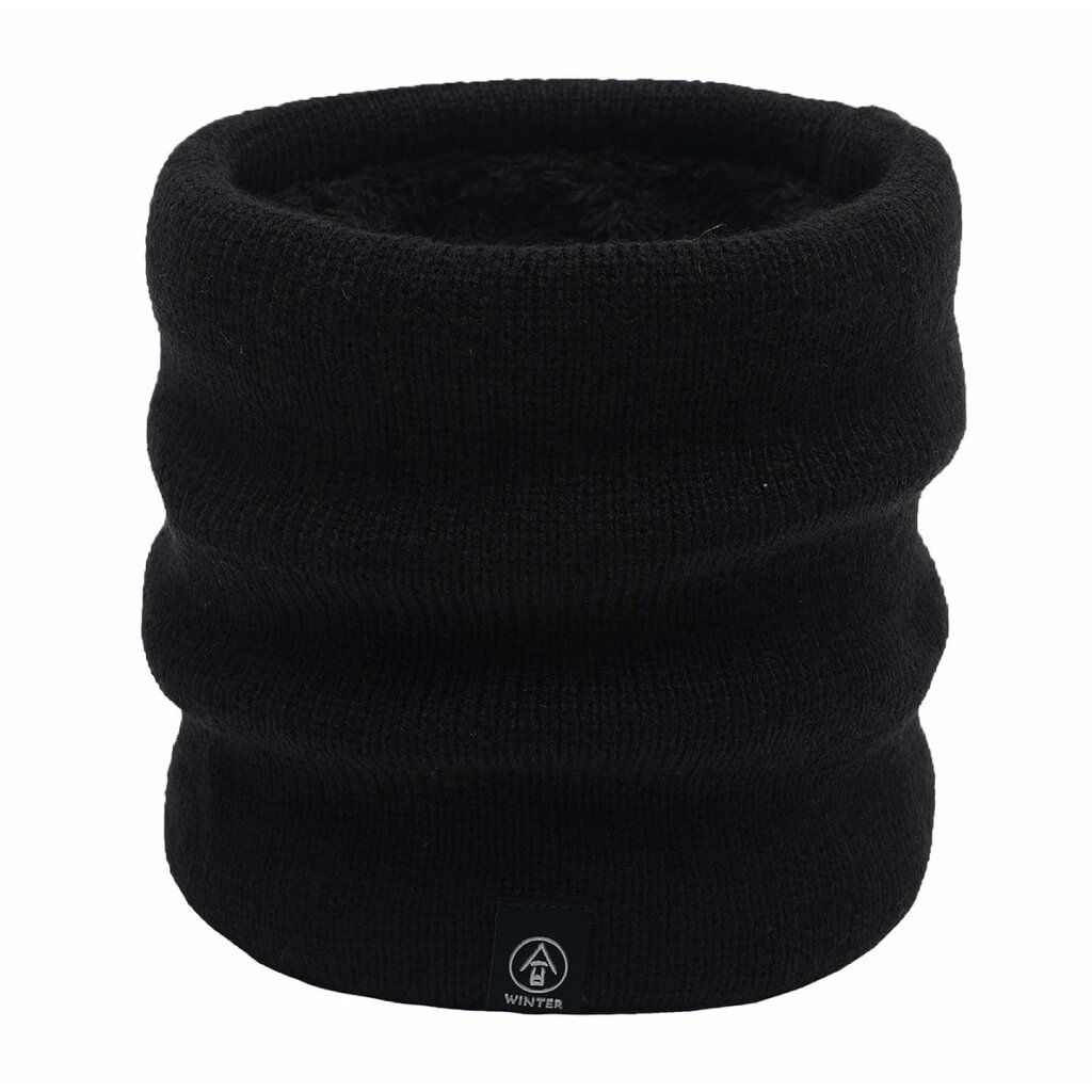 Su.B.dgn Neck Warmer, Men and Women, Sports Neck Gaiter, Skiing Tube Scarf, Double Layer – Black