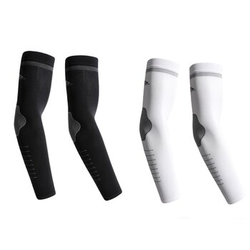 Su.B.dgn 2 Sets Arm Sleeves M2507 Zwart Wit
