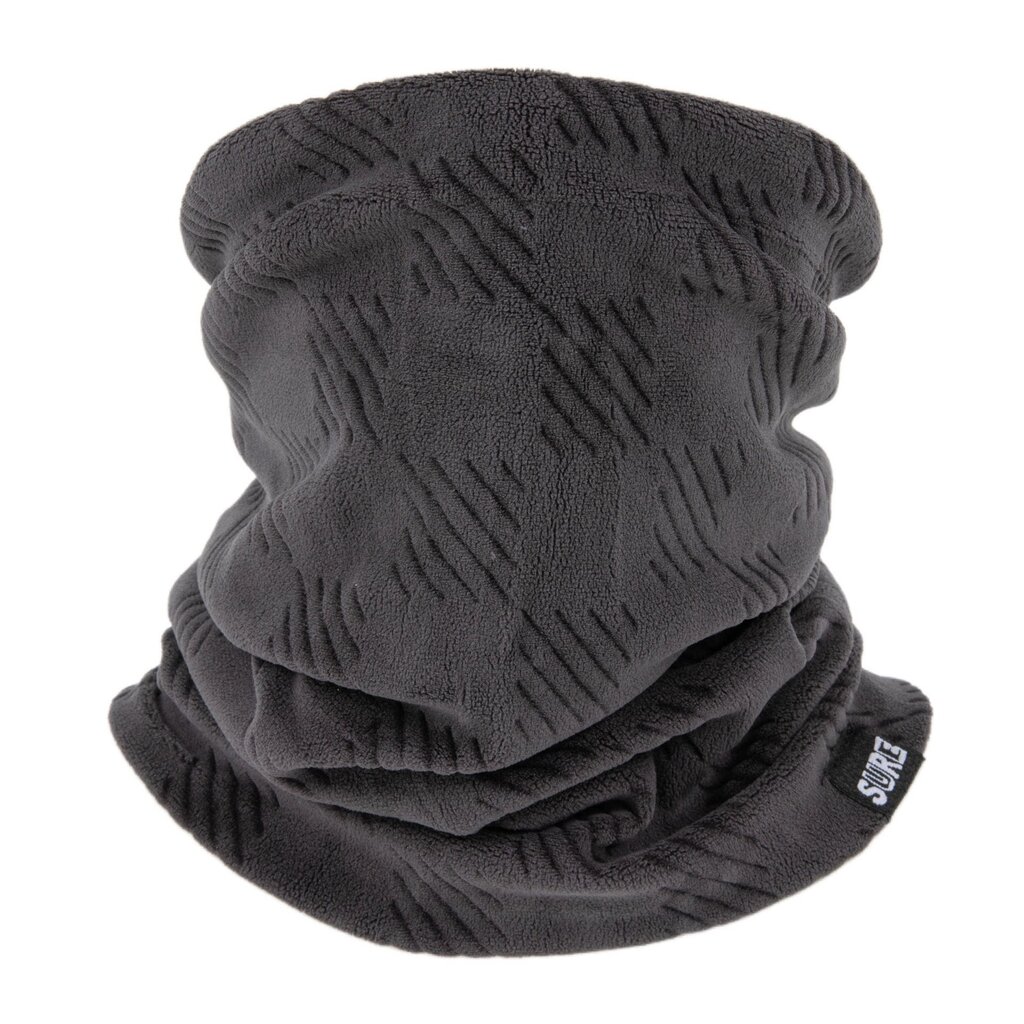 Su.B.dgn Neck Warmer – Breathable Thermal Fleece Gaiter – Lightweight Winter Cycling Scarf for Men & Women, 30×25 cm - Grey