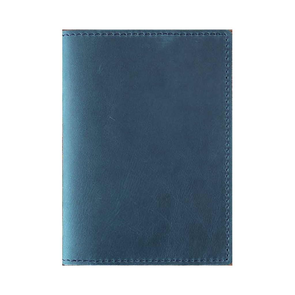 Su.B Passport Coverr for Travel, Passport Holder Men and Women, Leather - Blue