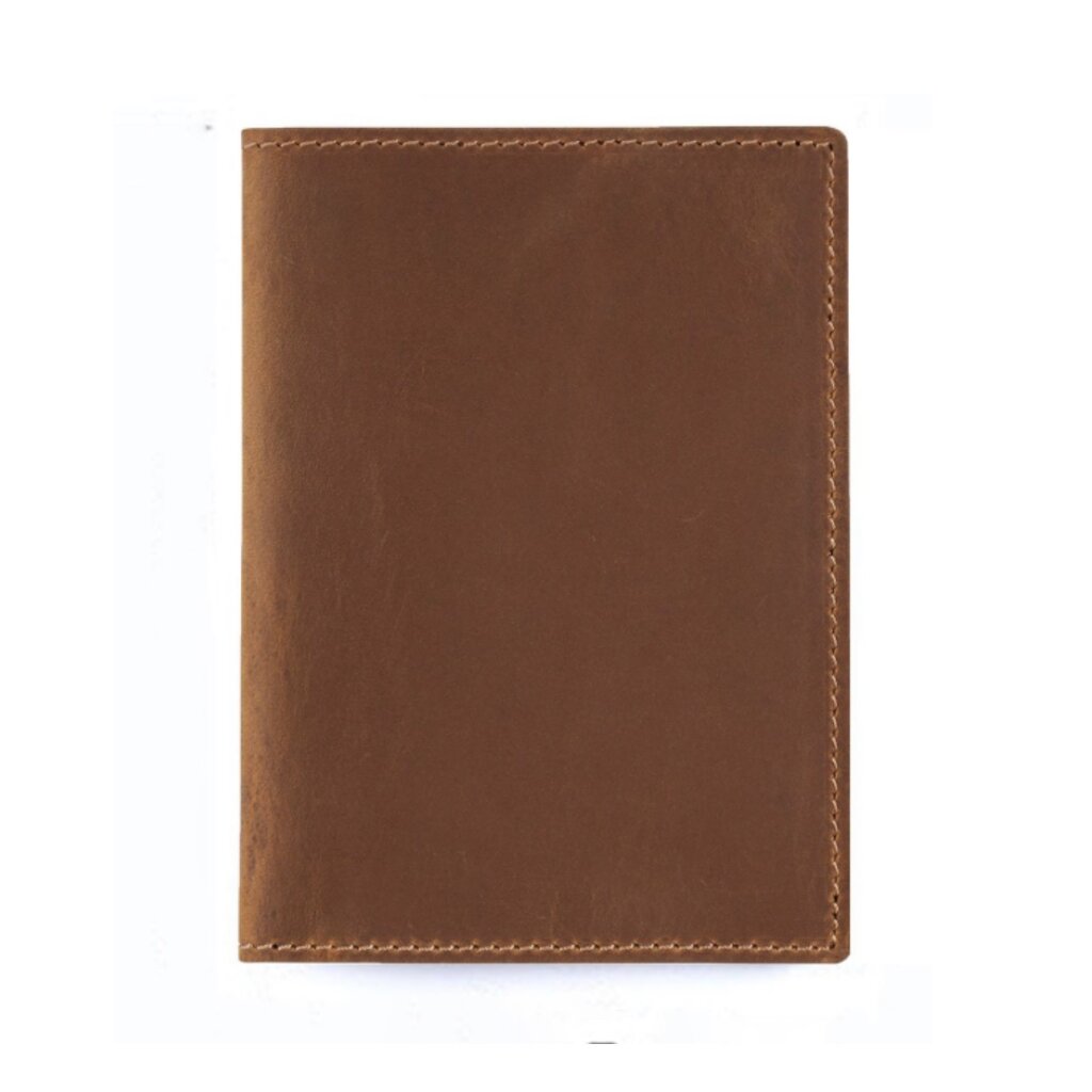 Su.B Passport Coverr for Travel, Passport Holder Men and Women, Leather -Brown