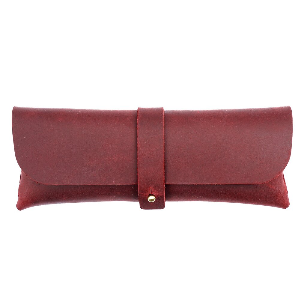 Su.B.dgn Leren Etui van Top-Grain Rundleer – Voor 20+ Pennen – Minimalistisch Design - Rood