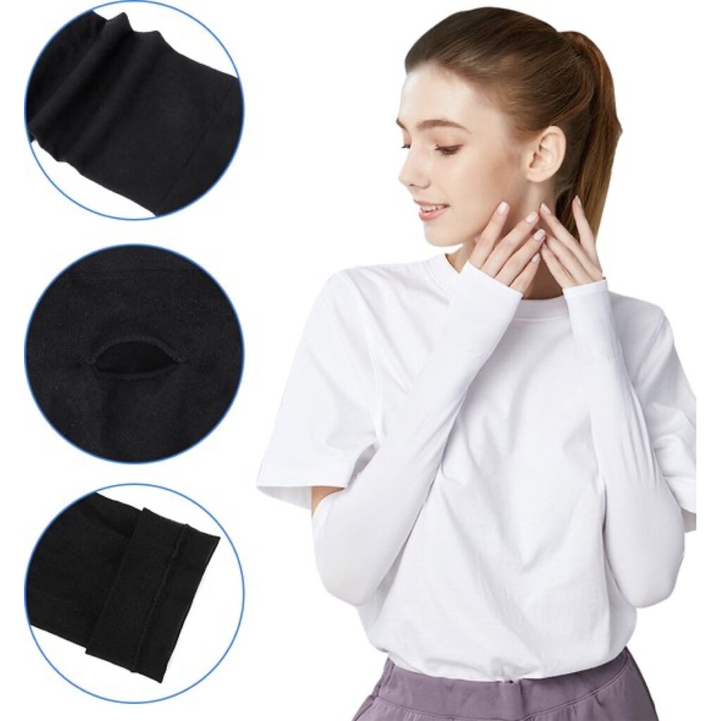 Su.B.dgn 2 Paar Elastisch Arm Sleeves - Armstukken Wielrenen – Hardlopen Armwarmers – UV Bescherming – One Size