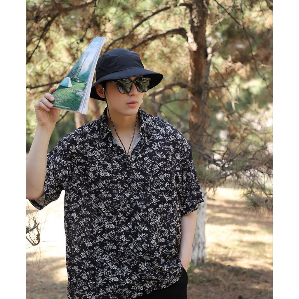 Su.B.dgn Zonnehoed, Bucket Hat, Cowboy Hoed voor Dames und Heren, Verstelbare Maat 55 - 62  cm, UV-bescherming, Snel Droog, One Size – Grijs