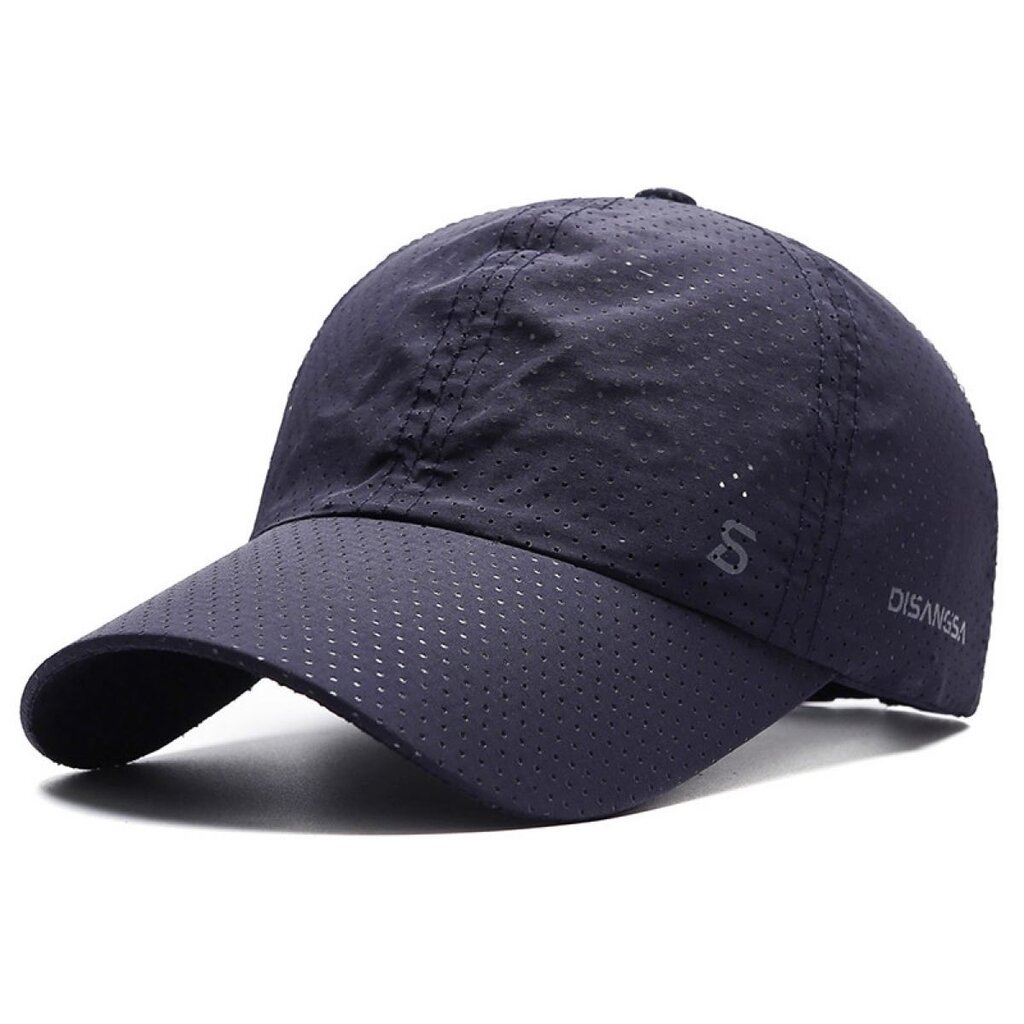 Su.B.dgn Geperforeerde Baseball Cap – Ademende, Sneldrogende Sportpet met Verstelbare Pasvorm en Zonbescherming voor Heren en Dames – Blauw