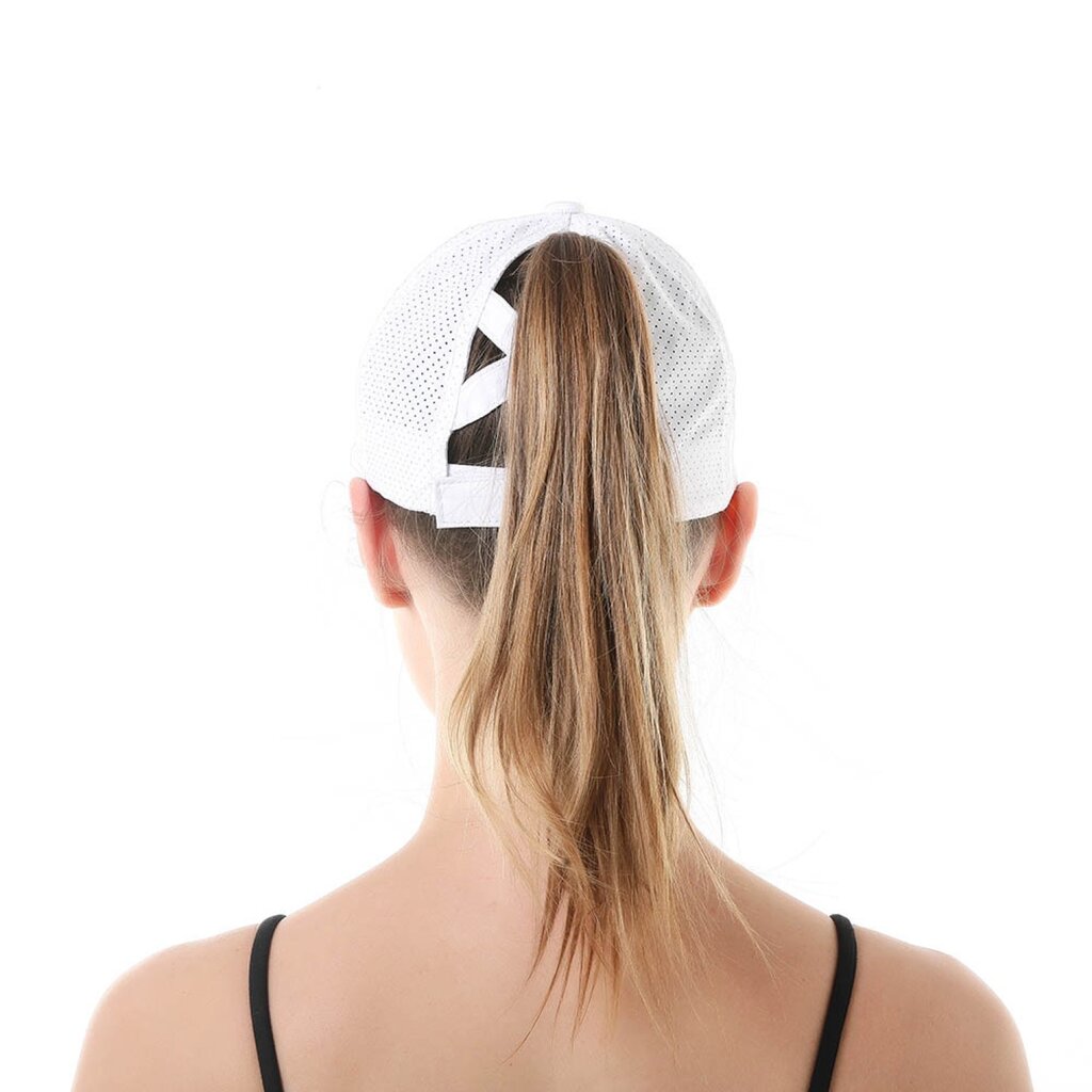 Su.B Baseball Cap Women, Quick-Dry Sports Hat with Adjustable Fit - Beige