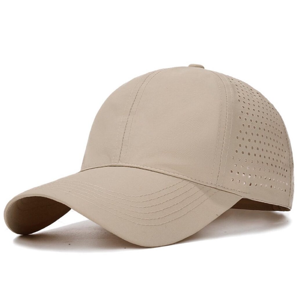 Su.B.dgn Baseball Cap – Schnelltrocknende Sportmütze mit Verstellbarem Sitz für Herren und Damen - Beige