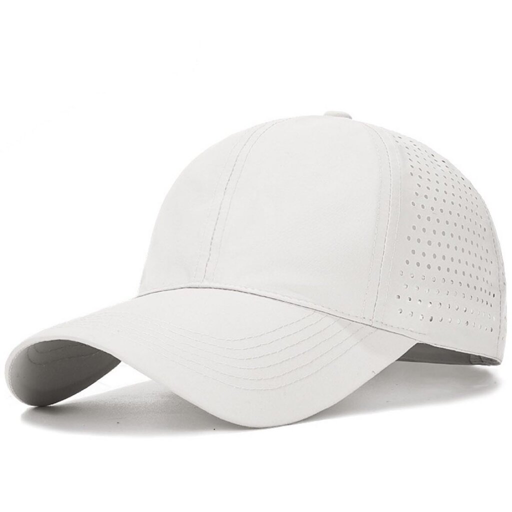 Su.B.dgn Baseball Cap – Schnelltrocknende Sportmütze mit Verstellbarem Sitz für Herren und Damen - Weiß