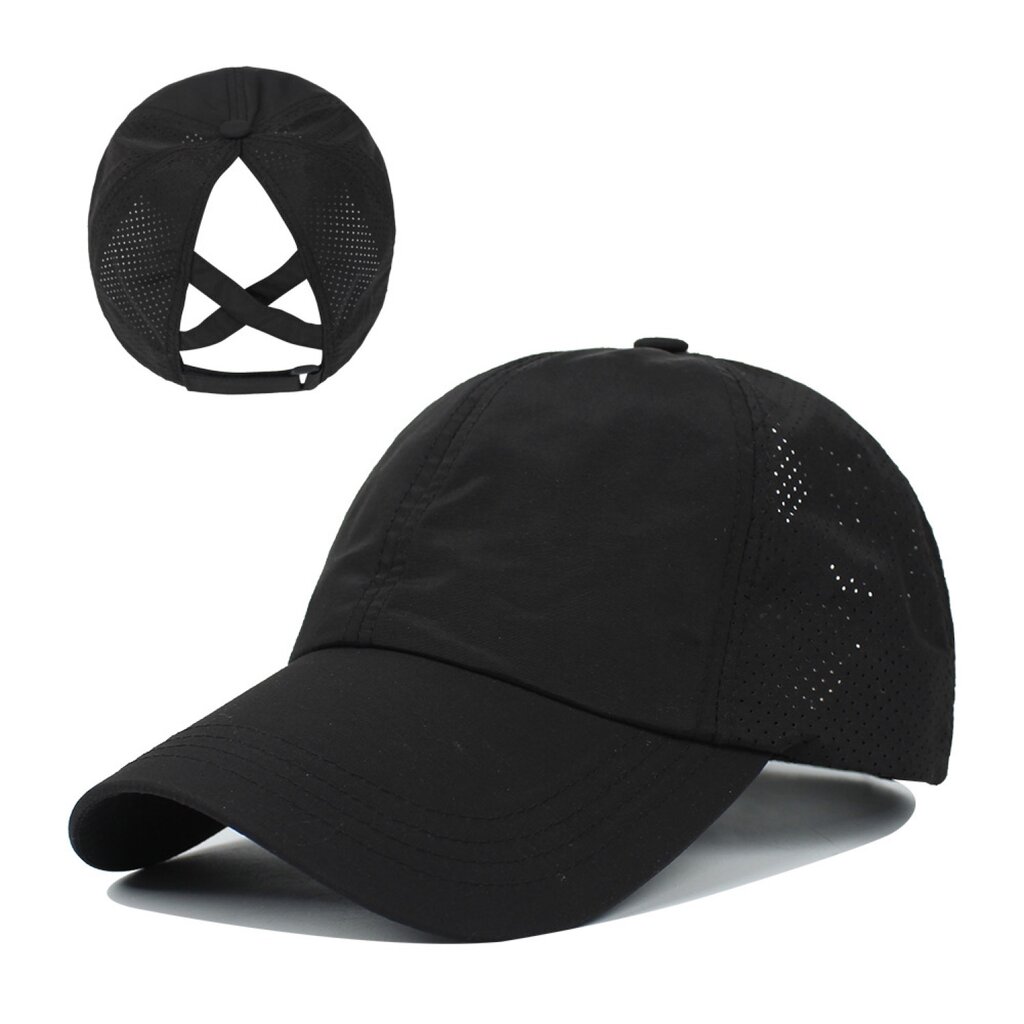 Su.B Baseball Cap Dames, Verstelbaar, Pet Dames, Verstelbaar, 51-61 CM,  One Size – Zwart
