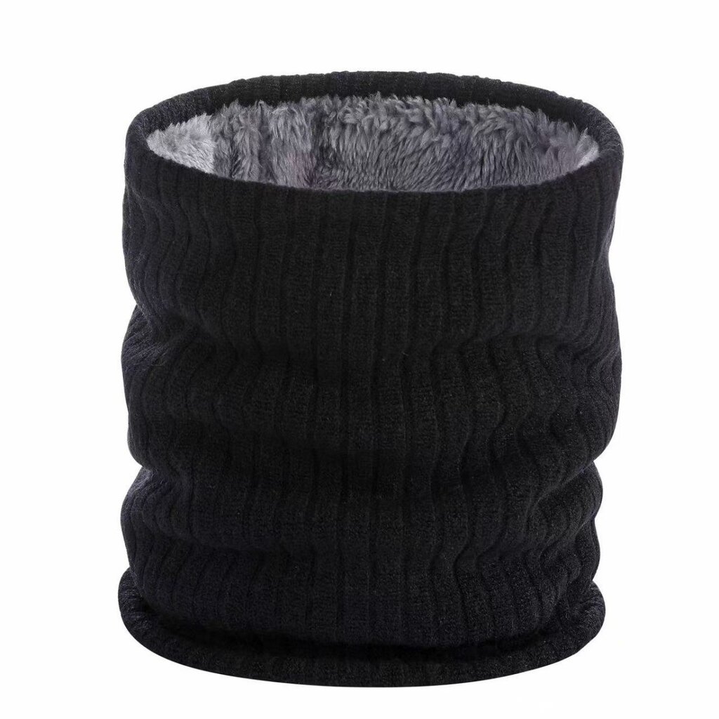 Su.B.dgn Nekwarmer, Heren en Dames, Winter Nek Sjaal, Dubbele Lagen Colsjaal - Uniseks  - Zwart