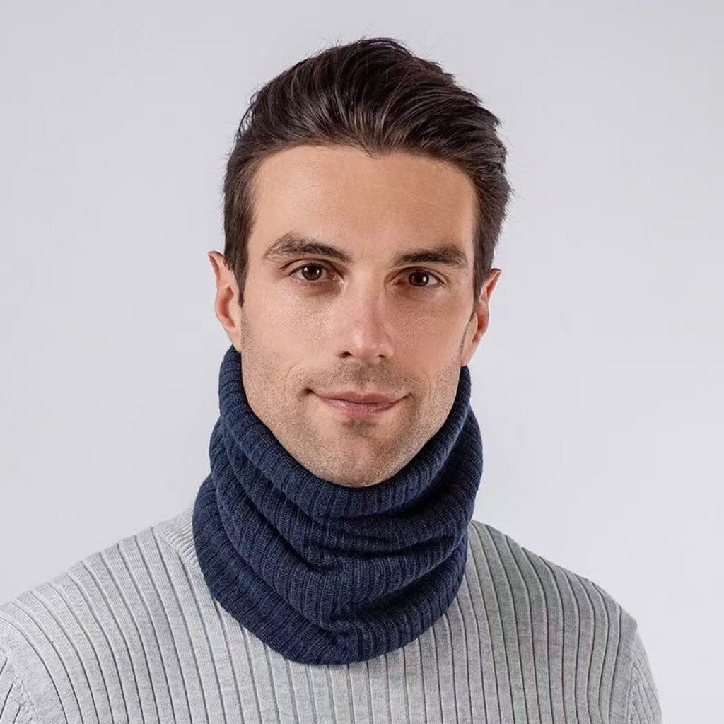 Su.B.dgn Doppel-Lagiger Halswärmer - Weicher, Atmungsaktiver Gaiter für Wintersport, Radfahren, Unisex - Grau