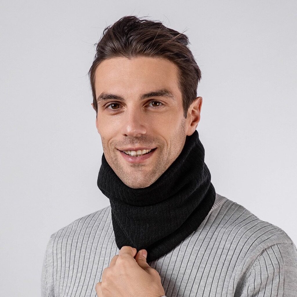 Su.B.dgn Doppel-Lagiger Halswärmer - Weicher, Atmungsaktiver Gaiter für Wintersport, Radfahren, Unisex - Grau