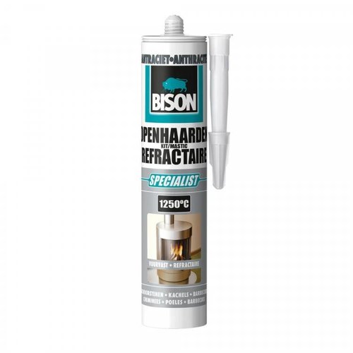 Bison Bison openhaardenkit antraciet 530 g Bison Bison openhaardenkit antraciet 530 g