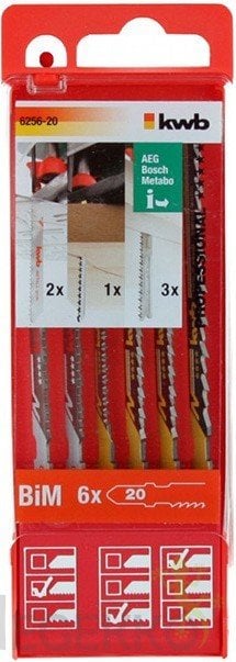 KWB decoupeerzaagset 6-delig - Detailed view of the product