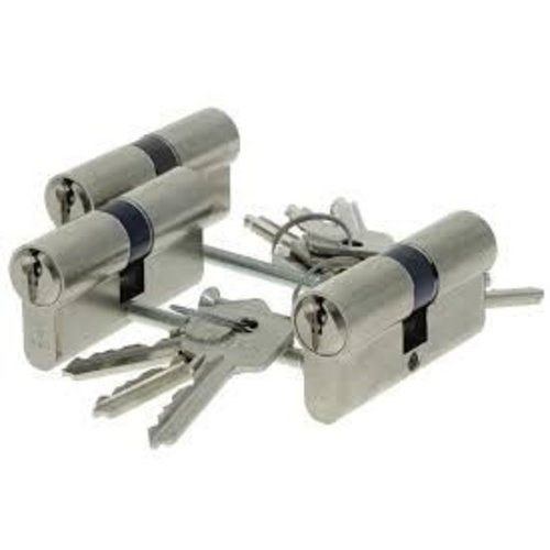 Starx Cilinder 61mm - 3 stuks Gelijksluitend Starx Cilinder 61mm - 3 stuks Gelijksluitend