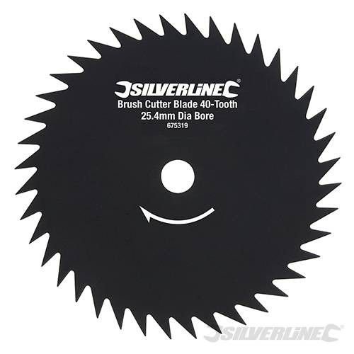 Silverline Bosmaaierblad 40 Tands 254x25,4mm Silverline Bosmaaierblad 40 Tands 254x25,4mm