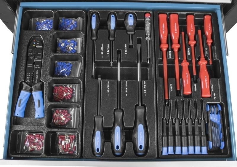 Güde GWP 07 Gereedschapswagen 250-Delig - Detailed view of the product