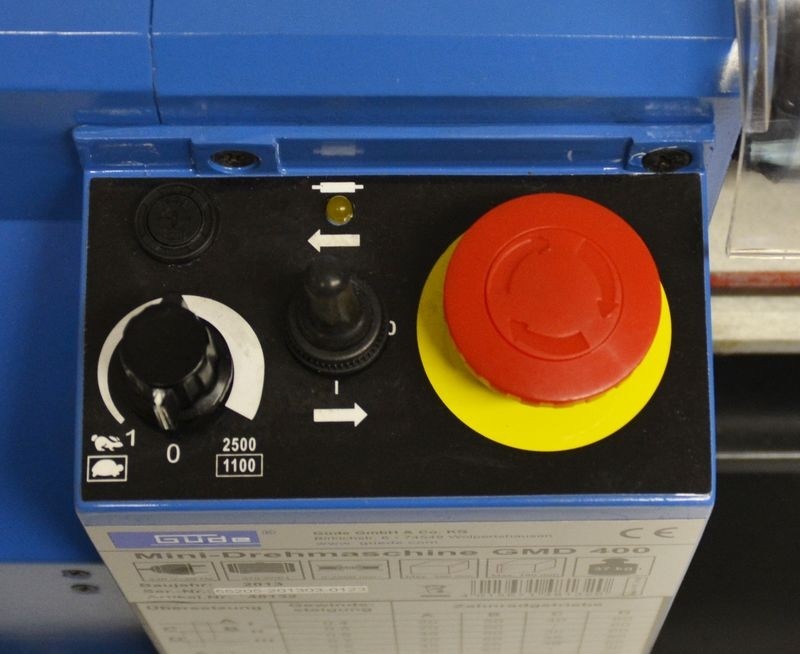 Güde mini metaaldraaibank GMD 400 - Detailed view of the product
