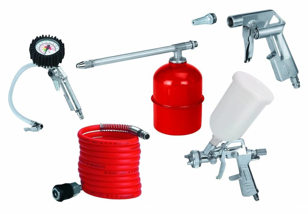 Einhell Luchtset voor compressor, 5-delig