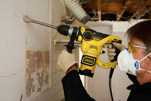 Stanley FME1250K-QS Boorhamer 1250 Watt - Detailed view of the product