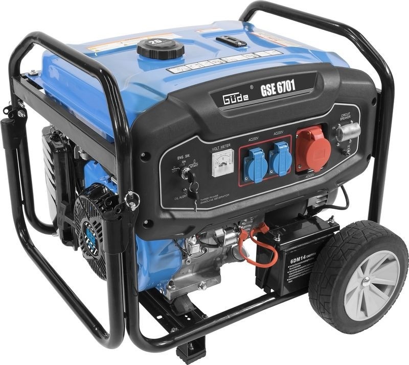 Güde Generator GSE 6701 RS - 230V&400V aansluiting - Detailed view of the product