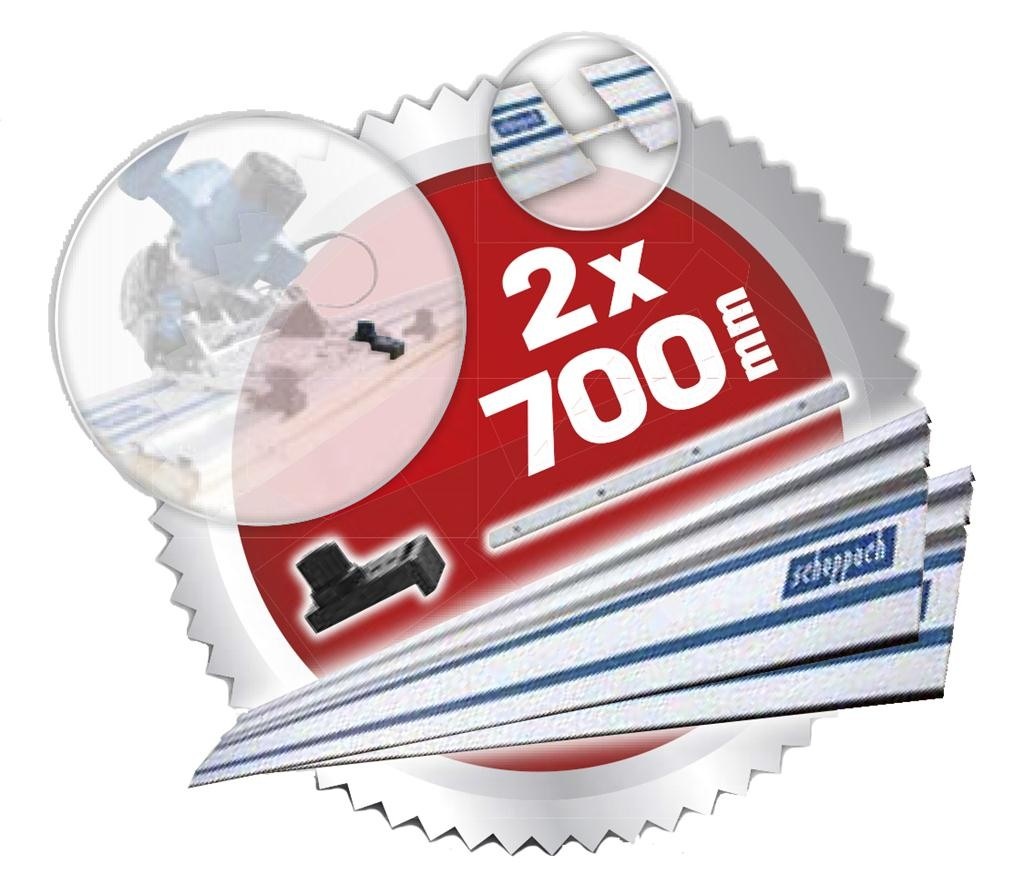 Scheppach Invalzaag 160mm PL55 SET - Detailed view of the product