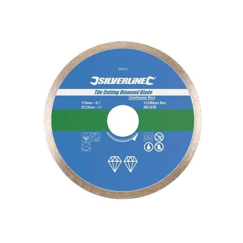 Silverline Slijpschijf 115 x 22,23mm Diamant Tegels Silverline Slijpschijf 115 x 22,23mm Diamant Tegels