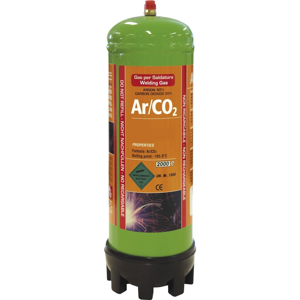 GYS Argon/CO2 wegwerpgasfles 1,8 liter