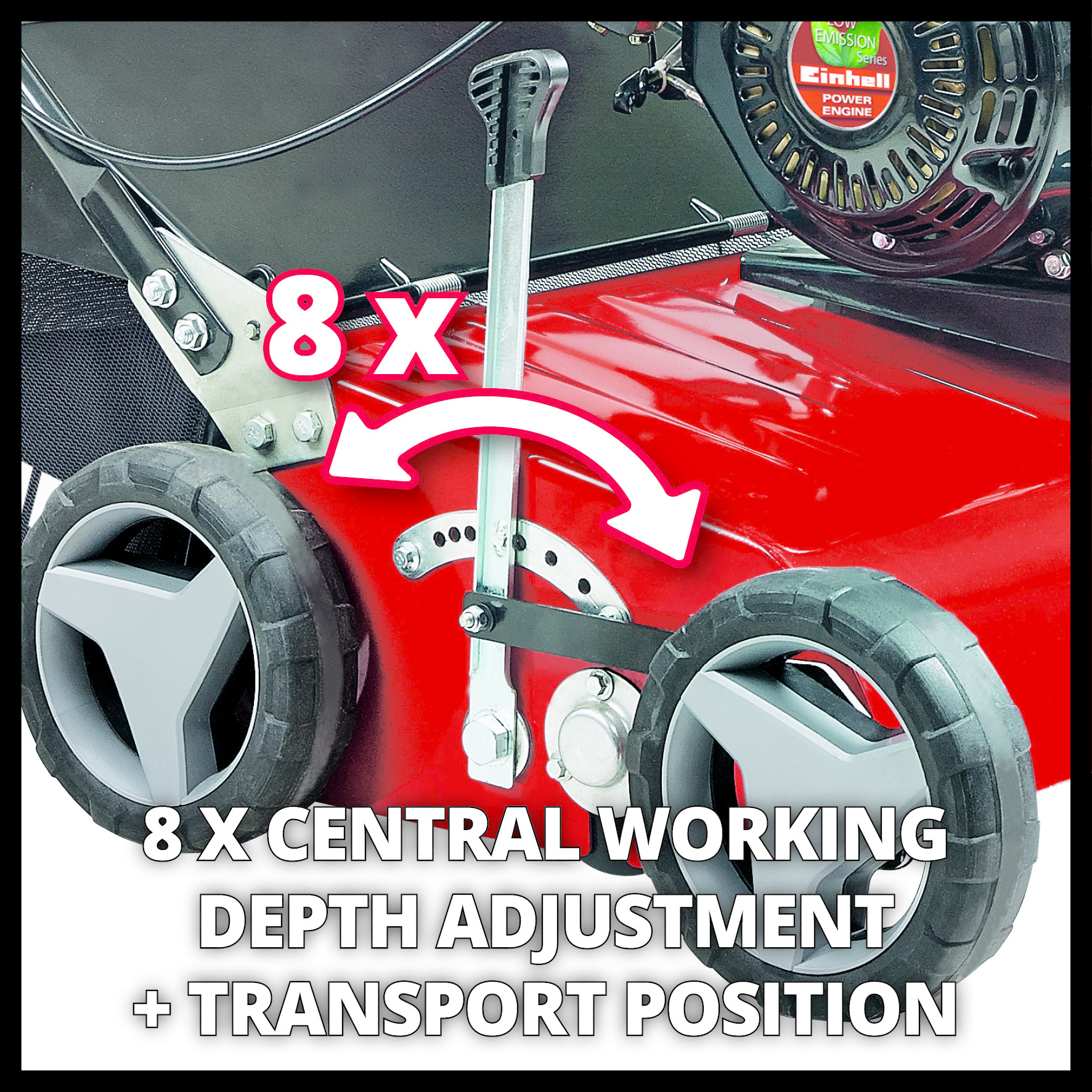 Einhell GC-SC 4240 P Benzine Vertikuteermachine - Detailed view of the product