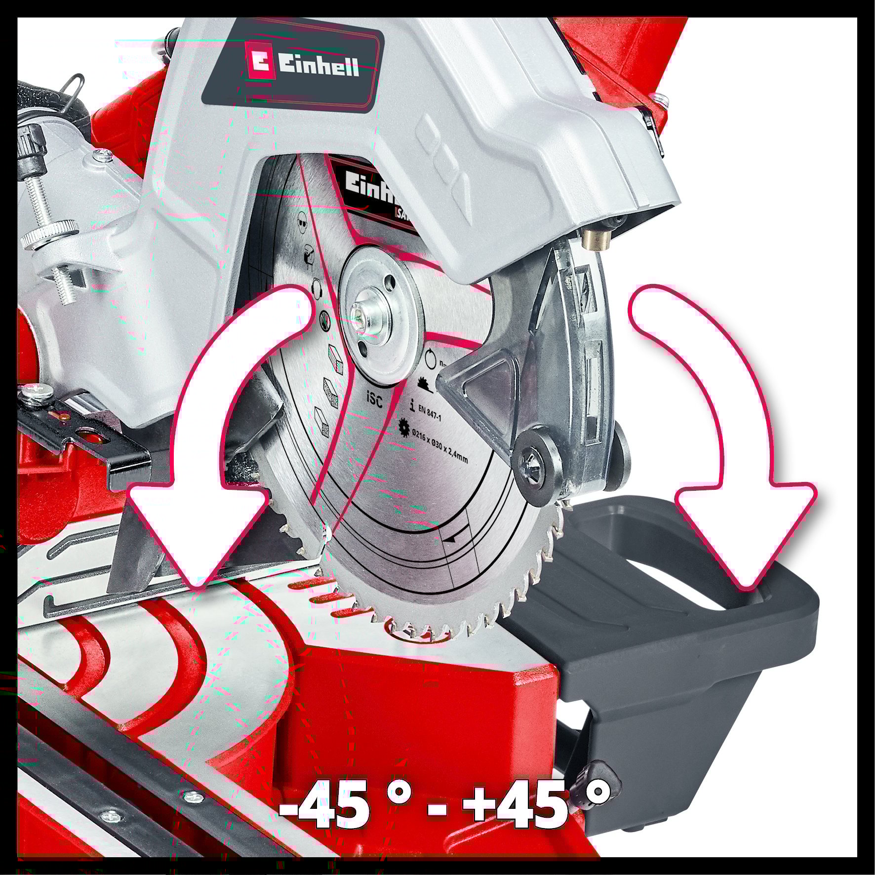 Einhell TE-SM 216 Dual Afkortzaag - Detailed view of the product