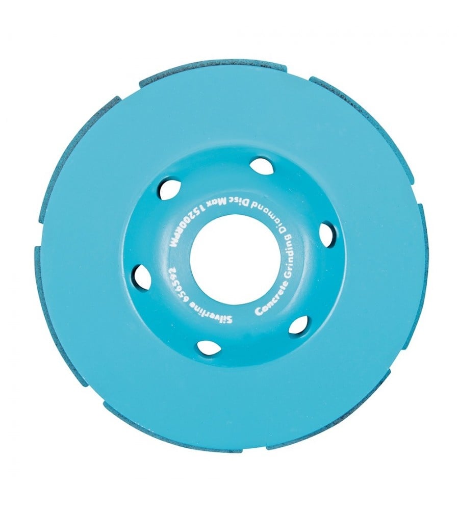 Silverline Diamant-beton slijpschijf - dubbele rij 100 x 22,2 mm - Detailed view of the product