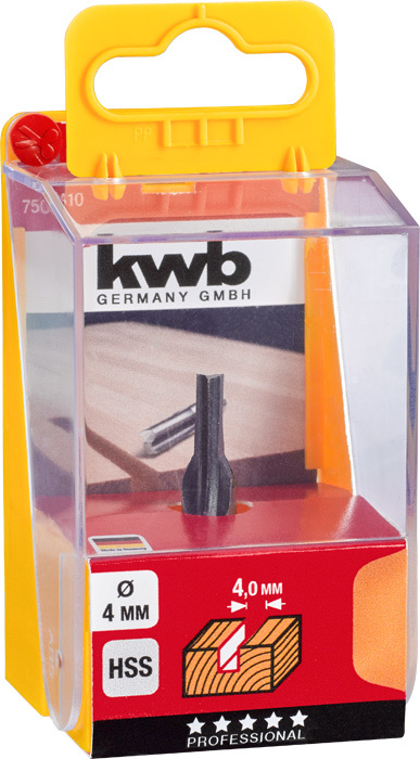 KWB vingerfrees 4mm in cassette - Detailed view of the product