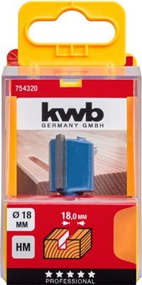KWB vingerfrees 18mm in cassette - Detailed view of the product